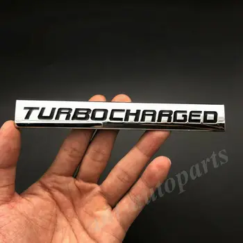 Metal Turboşarjlı Turbo Şarjlı Motor araç amblemi Rozet Çıkartması Süper Şarjlı