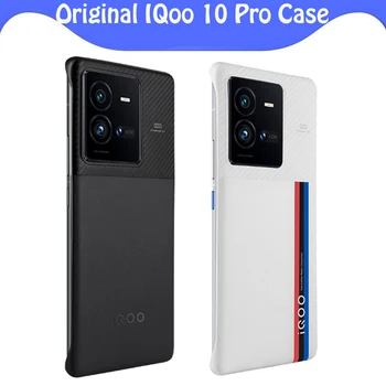 100 % Orijinal Vivo iQOO 10 Pro Kılıf Hassas Dokunmatik Deri PC Kabuk Sert Kapak Koruyucu Kılıf Kapak iQOO 10 Pro Akıllı Telefon