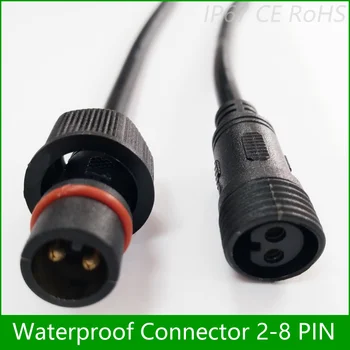 IP67 Erkek Dişi Konnektörlü Su Geçirmez Konnektör Kabloları
