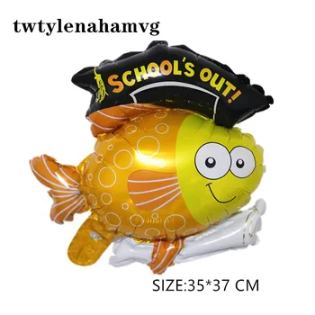 Çocuk Günü Paskalya şişme oyuncak Mini japon balığı Hayvan Balon Okul Out Anaokulu Mezuniyet Partisi Dekor