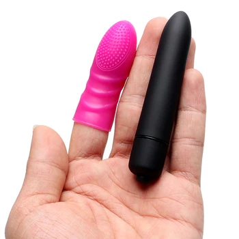 VATINE kurşun vibratör Kadınlar için Seks Oyuncakları G Noktası Masaj Parmak Vibratör Erotik Vajina Stimülasyon Parmak Rastgele renk