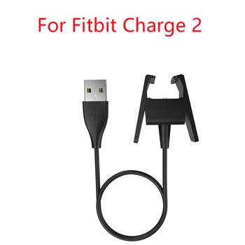 USB şarj aleti Kablosu Fitbit Şarj 2 İçin akıllı bilezik Hızlı şarj kablosu Fitbit Şarj 2 İçin Bileklik Dock Adaptörü Aksesuarları