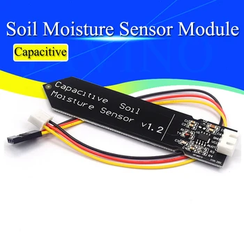 Kapasitif toprak nem sensörü modülü Korozyona Dayanıklı geniş gerilim tel Analog Kapasitif Toprak Nem Sensörü V1. 2