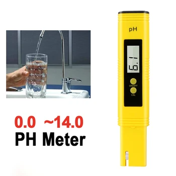PH ölçer 0.1 PH Yüksek Hassasiyetli Su Kalitesi Test Cihazı Yüzme Havuzu Akvaryum Su Monitörü Su Kalitesi Ölçer PH / ATC / TDS / EC / sıcaklık