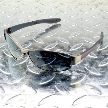 Alüminyum-mg Alaşım Spor Stil Tam jant TR90 Tapınak Polarize Güneş Gözlüğü Özel Made Miyopi Eksi Reçete Gözlük-1 için-6