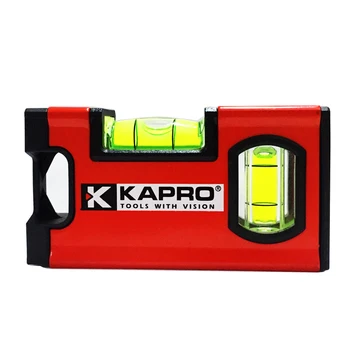 Kapro10cm taşınabilir Mini cep seviye göstergesi yüksek hassasiyetli manyetik alüminyum alaşımlı seviye ölçme aracı