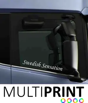 2 x İsveç Sensation etiket Scanıa Volvo Mercedes Man Daf Renault kamyon LOR54 için