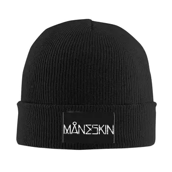 Maneskin İtalya Band Rock Roll Kaput Şapka Örgü şapkalar Erkek Kadın Moda Unisex Kış Sıcak Skullies Beanies Caps