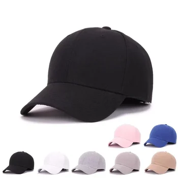 2022 Yeni Moda Düz Renk Beyzbol Kapaklar Erkekler ve Kadınlar için Yaz güneş şapkaları Erkek Kız Rahat Ayarlanabilir Geri Toka Şapka 모자