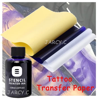 Dövme Transfer Kağıdı Ruhu Master Dövme Stencil Fotokopi Karbon Termal Kağıt A4 İçin Dövme Transfer Makinesi Aksesuarları