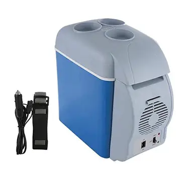 Fabrika Satış Mini Dondurucu Araba Buzdolabı 12 v Mini araba için buzdolabı 7.5 L Araba Küçük Buzdolabı Taşınabilir Soğuk ve Sıcak Buzdolabı Kutusu