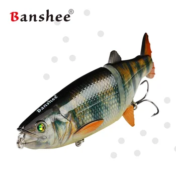 Banshee 200mm 90g 2 Bölümler AT01 çok Eklemli hayat gibi balıkçılık cazibesi alabalık sert yapay yem ton balığı Pike Bas Swimbait