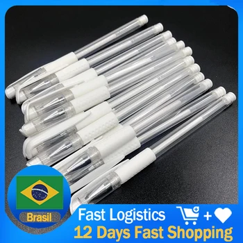 10 adet Beyaz Kaş dövme kalemi Kalem Microblading Malzemeleri Dövme Aksesuarları Su Geçirmez İşaretleyici kaş kalemi Kalıcı Makyaj için