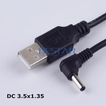 1 M 2A USB Jack DC 2.5 * 0.7 mm ve 3.5 * 1.35 mm ve 4.0*1.7 mm ve 5.5 * 2.1 mm ve 5.5*2.5 mm Sağ Açı priz şarj 2pin kablo hattı