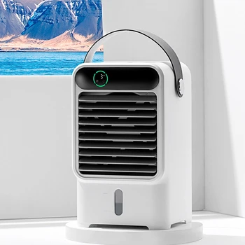 Kişisel Klima Mini Taşınabilir, Evaporatif hava Soğutucu Taşınabilir, Masaüstü Soğutma Nemlendirici Fan İçin Odası / Ofis