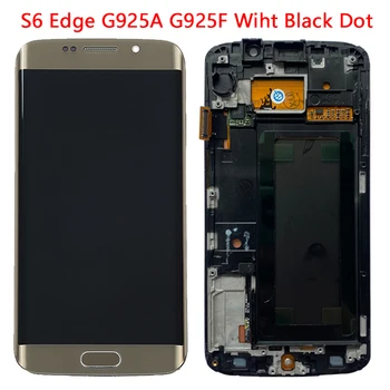 SÜPER AMOLED Samsung S6 Kenar lcd ekran Çerçeve İle 5.1 
