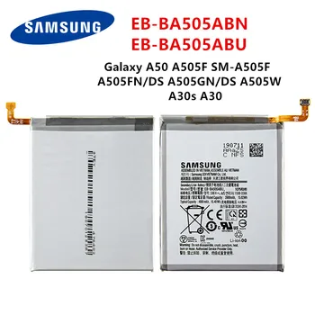 SAMSUNG Orijinal EB-BA505ABN EB-BA505ABU 4000mAh Pil İçin SAMSUNG Galaxy A50 A505F SM-A505F A505FN / DS A505GN / DS A505W A30s A30