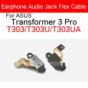 Kulaklık Ses Jakı Flex Kablo ASUS Transformer 3 Pro İçin T303 T303U T303UA Kulaklık Ses Jakı Bağlantı Noktası Kurulu Yedek Parçalar