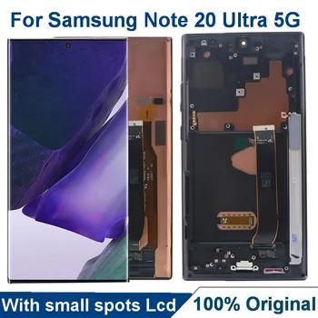 ORİJİNAL lcd Samsung Galaxy Not İçin 20 Ultra N985 N985F N986F N986B note20 ultra 5G LCD Ekran Dokunmatik Ekran Digitizer Meclisi