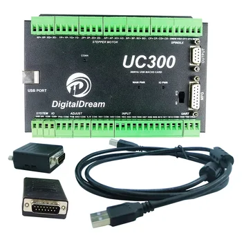 NVUM yükseltme CNC Mach3 USB hareket kontrolörü UC300 3/4/5/6 Eksen Kontrol Kartı freze makinesi için