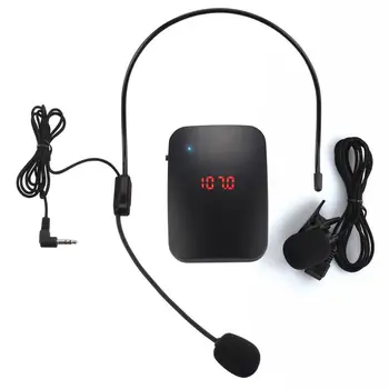 Kablosuz Mikrofon FM Radyo Verici Kulaklık Yaka Tur Rehberi Klip Bluetooth mikrofon konuşma amplifikatörü güçlendirici Megafo