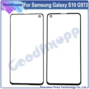 Samsung Galaxy S10 S10+ S10 5G dokunmatik LCD ekran Ön Dış Dış Lens Samsung G973 G977 S10 Artı G975 Cam Ekran