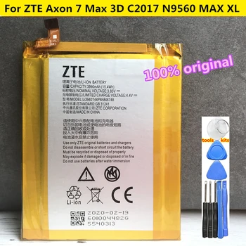 Orijinal Yeni 3990mAh Li3940T44P8h846748 Pil için ZTE Axon 7 Max 3D C2017 N9560 MAX XL Cep Telefonu