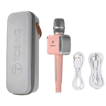 TOSING G1 Karaoke Bluetooth Kablosuz Mikrofon TWS Duet Sining Gürültü Azaltma Mikrofon Yayın Kayıt için ıOS / Android