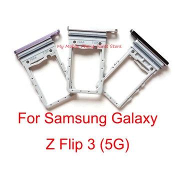 Sım Kart Tepsi Yuvası Samsung Galaxy Z Flip 3 5G Sım Tepsi kart tutucu Yuvası Okuyucu Adaptörü Onarım Parçaları