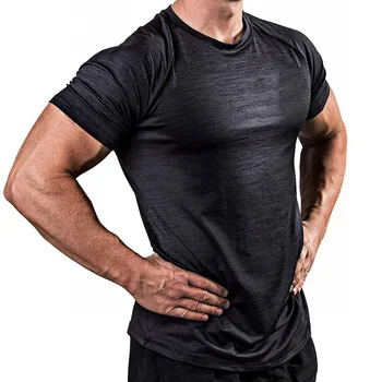 Yeni Döküntü Bekçi Hızlı Kuru erkek Sıkıştırma koşu T-shirt Spor Spor T Shirt Erkek Spor Sıska Kas Tee Gömlek Futbol Forması