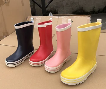 2020 Çocuk şeker renk Popüler yağmur çizmeleri Ayakkabı