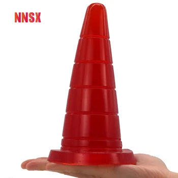 NNSX Noel Şapka Anal Plug Büyük Yapay Penis Anal Oyuncaklar Anal Dilatör Yumuşak Masturbator Vajina Orgazm Seks Oyuncakları Kadınlar için Yetişkin Ürün