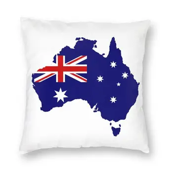 Iskandinav Tarzı Avustralya Bayrağı Atmak Yastık Örtüsü Ev Dekoratif Özel Avustralya Gurur minder örtüsü Yastık Kılıfı Oturma Odası için