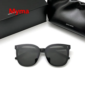 Moda GM Lüks Marka Myma kadın Güneş Gözlüğü erkekler Asetat Yuvarlak Polarize UV400 sürüş Güneş Gözlüğü Orijinal Ambalaj ile