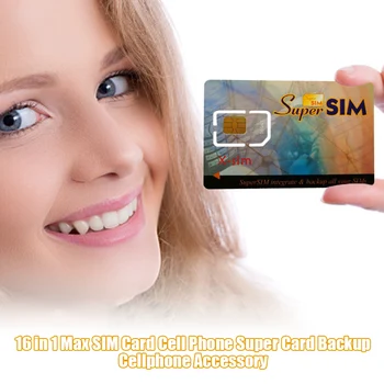 Yeni 16 in 1 Max SIM kart telefon süper kart yedekleme telefon aksesuarları DOM668 kapak 6 in 1, kartın işlevi 16 in 1