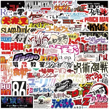 10/25/65 ADET Karışık Anime Logo Graffiti Çıkartmalar Karalama Defteri Laptop Kupası Şişe Bagaj Su Geçirmez Karikatür Serin Çıkartmaları Hediye Çocuk Oyuncakları
