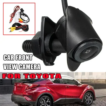 CCD araç ön görüş kamerası Park Su Geçirmez Geniş Açı Logo Gömülü Toyota Prado Highlander Land Camry Verso EZ RAV4 Cruiser