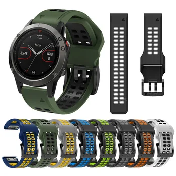 Garmin İniş MK1 MK2 MK2i saat kayışı 26mm Hızlı Fit Silikon Spor Watchband Garmin Enduro / Tactix Delta Bilezik Band