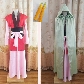 Anime Yona Şafak Ayuna Kimono Akatsuki hiçbir Yona Una Prenses Cosplay Kostüm ısmarlama