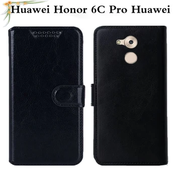 Lüks Flip Case Huawei Onur Için 6C Pro Huawei JMM-L22 PU Deri Yumuşak Silikon Cüzdan Kapak 6C 6 C Pro JMM-L22 5.2 