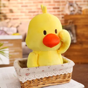 Sarı Ördek peluş oyuncaklar Ördek Bebek Büyük Sarı Ördek Doldurulmuş Hayvanlar Oyuncaklar Bebek Yastık doğum günü hediyesi Dekor Kawaii Ördek Peluş