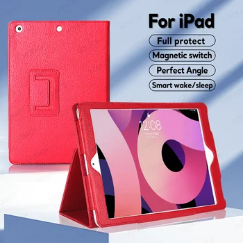 Ipad 10.2 için Kılıf 2021 Hava 2 Hava 1 Kılıf iPad 2020 Kılıf PU deri Kapak için iPad 9.7 6th 7th 8th 9th Nesil Kılıf Pro 11