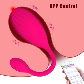 Kablosuz bluetooth G Spot Yapay Penis Vibratör Kadınlar için APP Uzaktan Kumanda Giyim Titreşimli Yumurta Klitoris Kadın Külot Seks Oyuncakları yetişkinler için