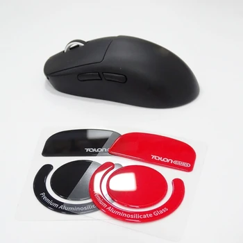 Yeni 1 Takım TALONGAMES Cam Fare Paten Çıkartmalar Mouse Ayak Pedi Kayar Yuvarlak Kavisli Kenar Logitech G Pro X Superlight