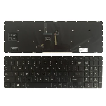 Toshiba Uydu İçin yeni S55-B5271SM S55-B5280 S55-B5289 S55-B5203SL S55-B5258 S55-B5269 ABD Siyah Laptop Klavye Arkadan Aydınlatmalı