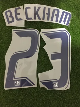 Major League Soccer #23 Beckham İsim Seti Özel herhangi İsim numarası MLS baskı ısı transferi futbol yama