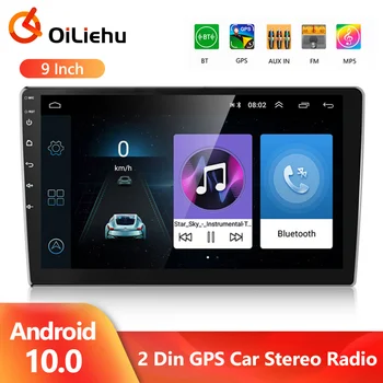 2 Din Android Multimedya Oynatıcı GPS WİFİ Bluetooth Araç Stereo Radyo Otomatik Stereo Bluetooth FM Toyota Nissan İçin Evrensel