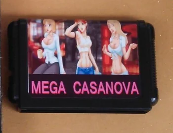Mega Casanova v. 1. 3 için Sega Mega Sürücü / Genesis sistemi 16Bit Oyun Kartı