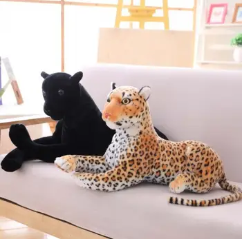 siyah panter peluş oyuncak Yumuşak Doldurulmuş Hayvan Yastık Hayvan Bebek Peluş Yumuşak Oyuncaklar Çocuklar İçin