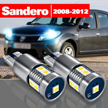 Dacia Sandero 2008-2012 Aksesuarları için 2 adet LED park lambası Gümrükleme Lambası 2009 2010 2011